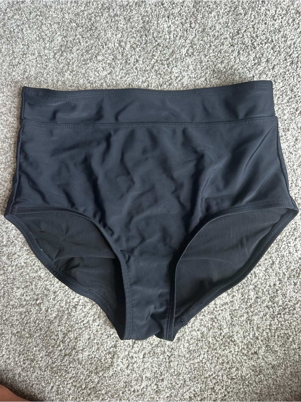 High-Waist Black Women's Briefs